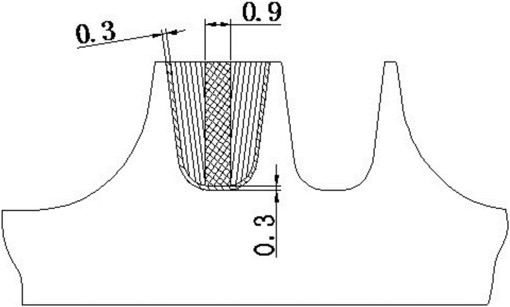 Machining method for improving surface integrity of sealing labyrinth of rotating part