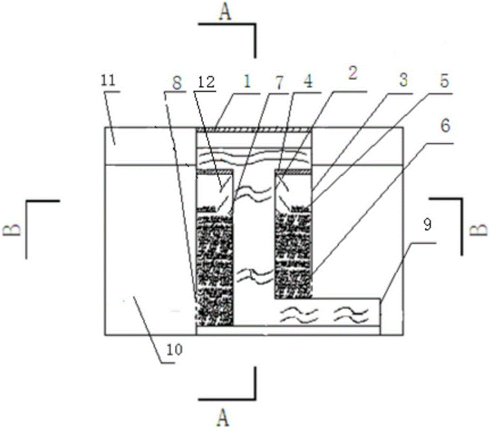 Catch basin with incipient rain separation and purification function