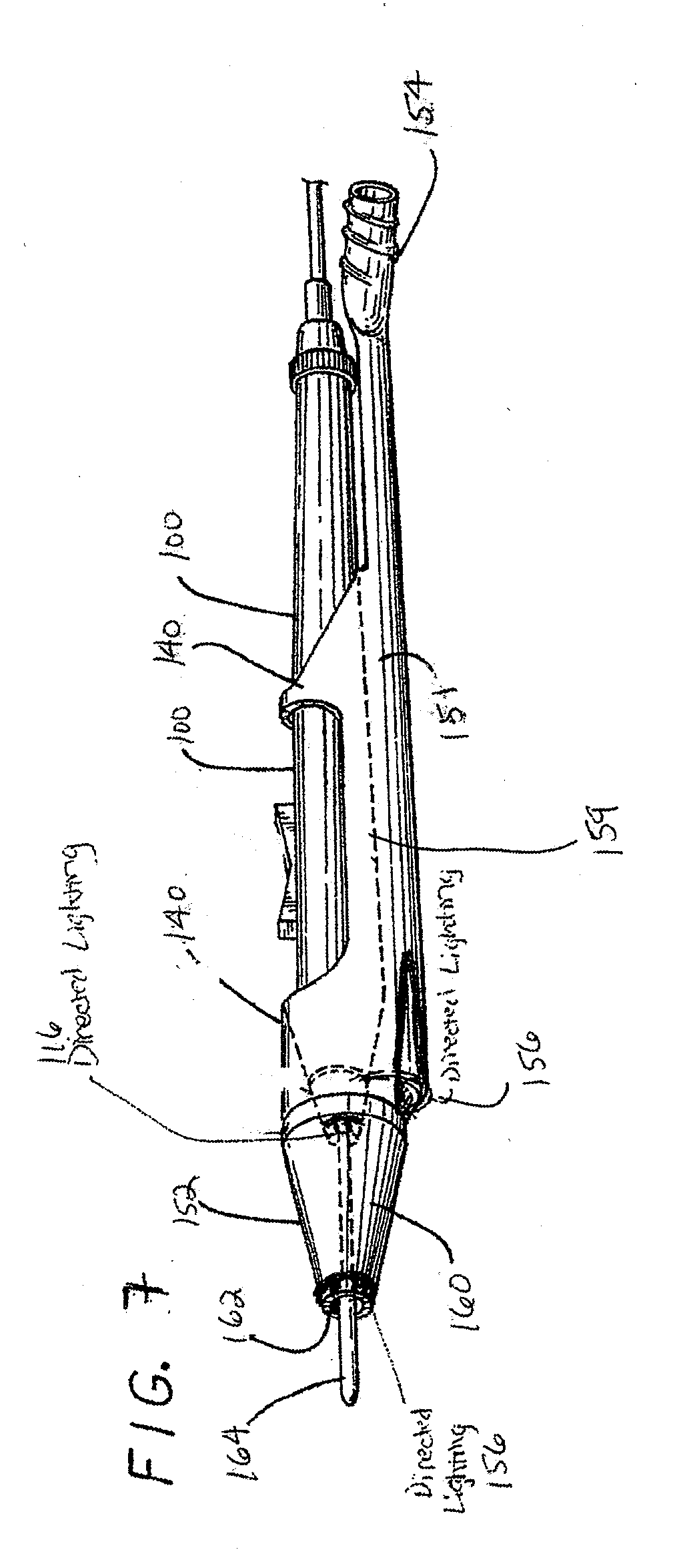 Electrosurgical unit pencil apparatus and shroud having directed illumination