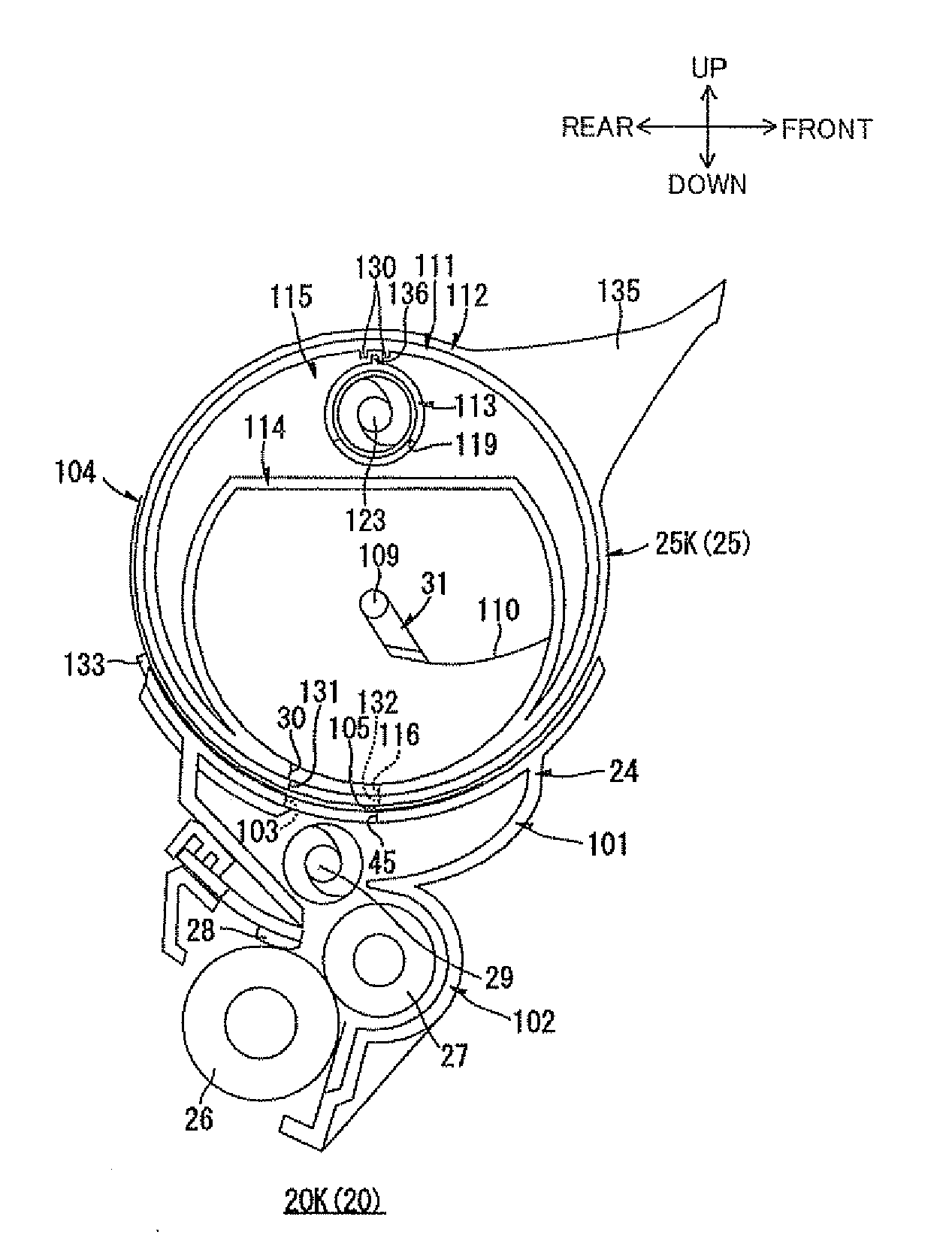 Developer container and image forming device