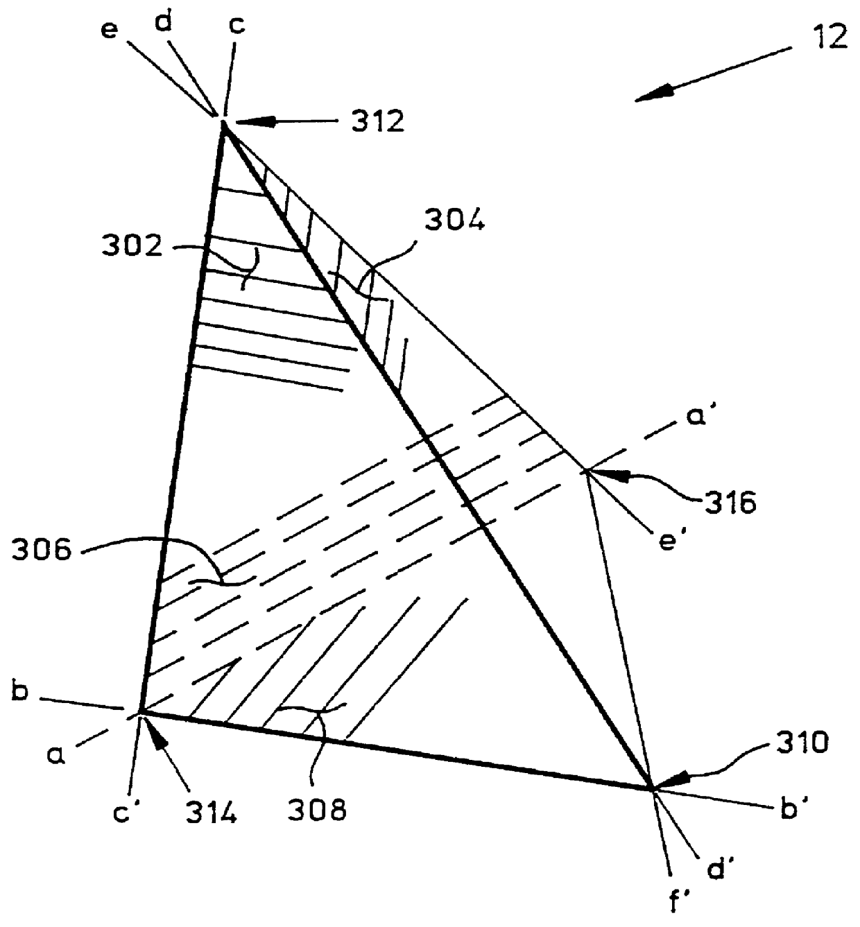 Method and means for evaluating a tetrahedral linear interpolation function