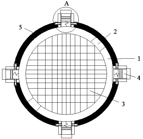 Air washing machine damping plate