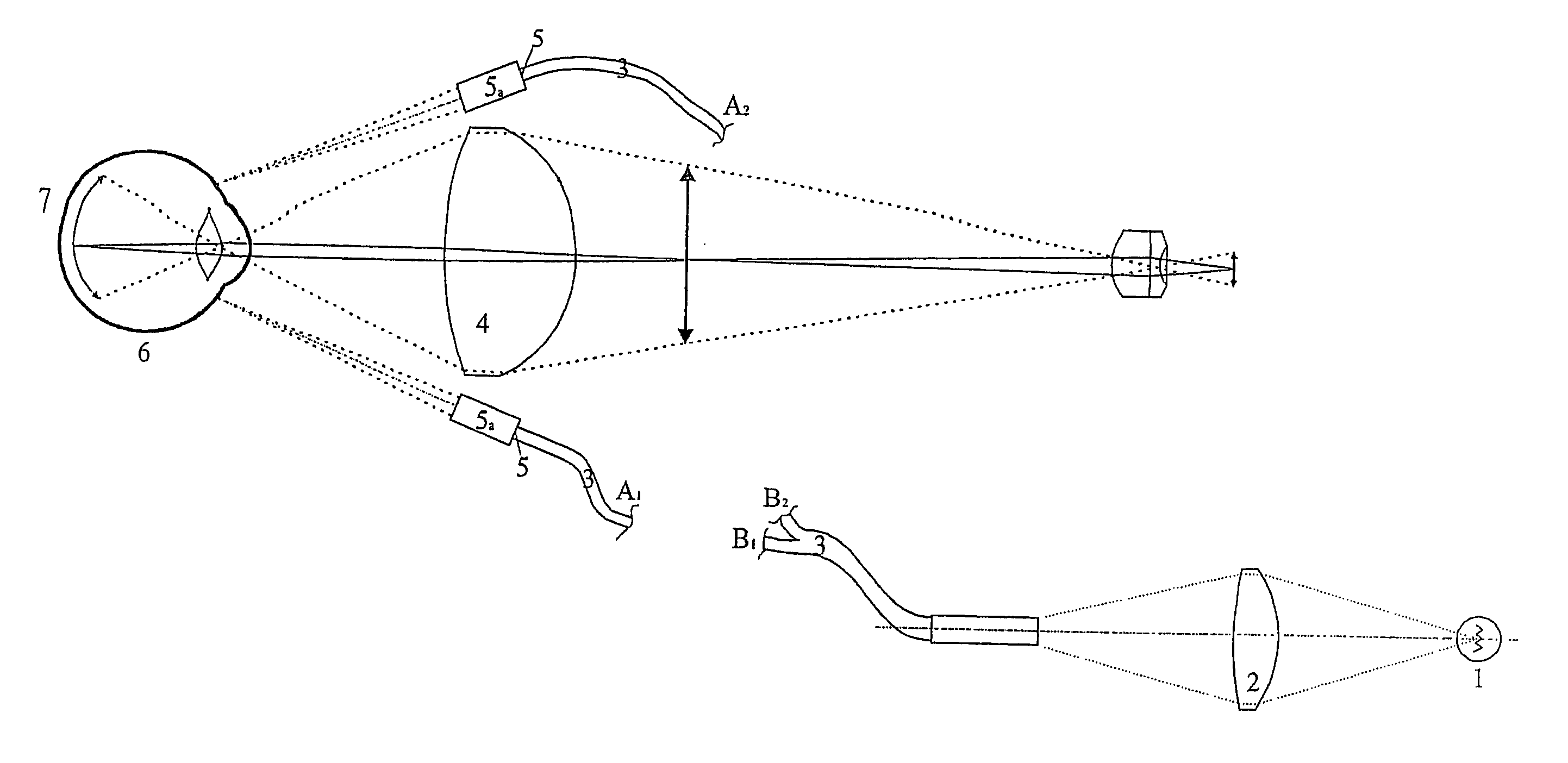 Illumination unit for fundus cameras and/or ophthalmoscopes