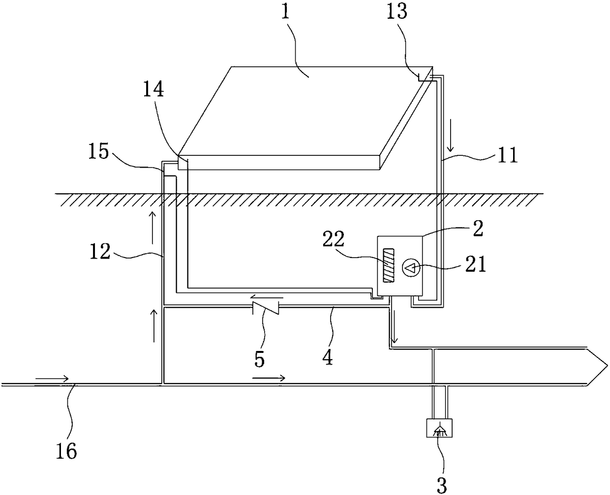 Electric heat tracing strip, solar water heater and method for controlling same