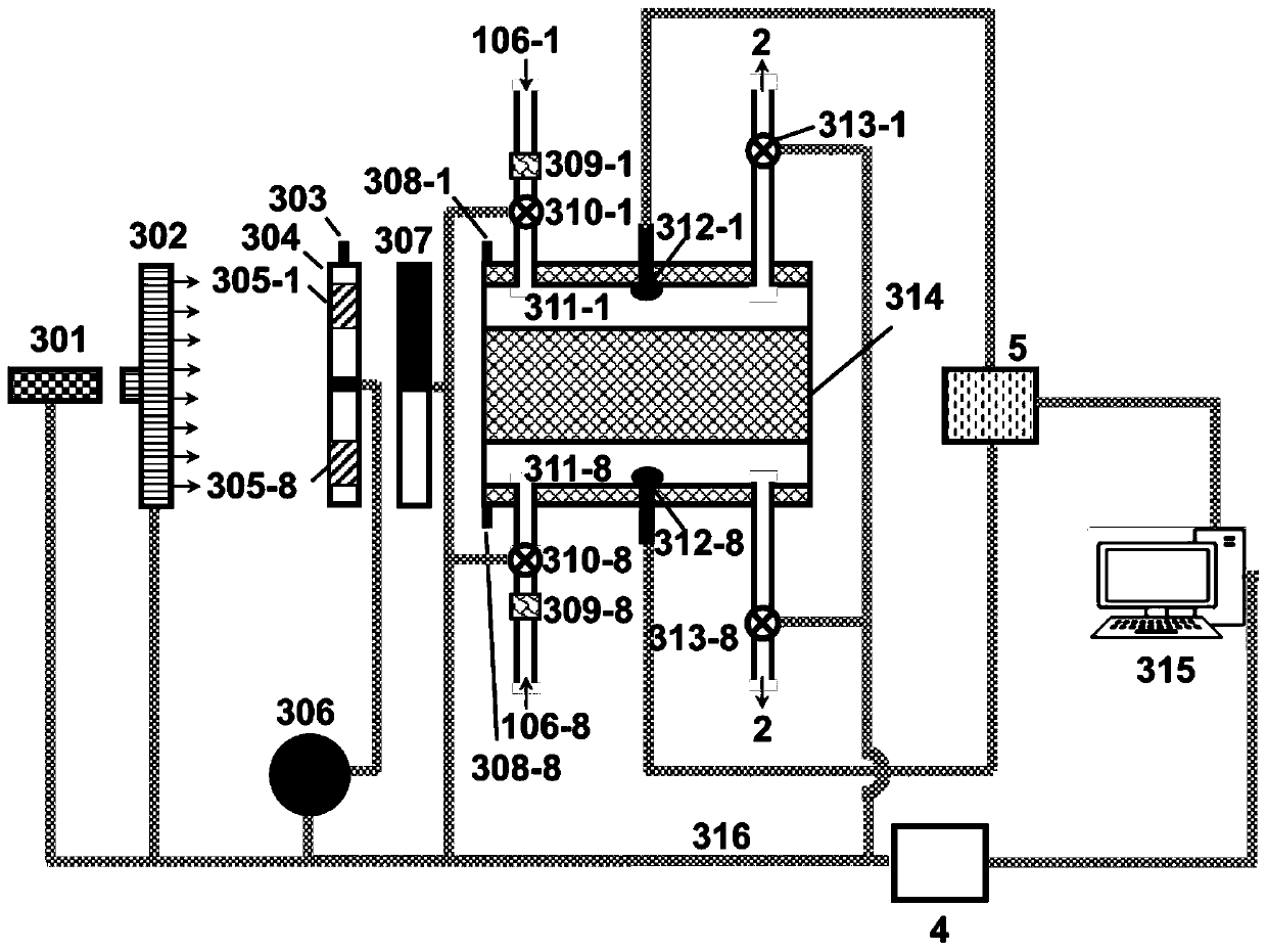 Photoacoustic spectrometry device for detecting dissolved gas in transformer oil