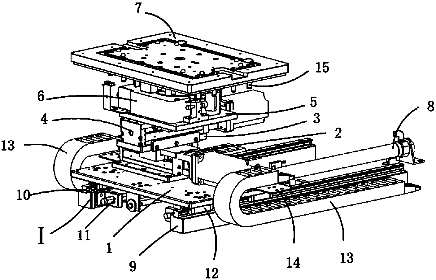 mechanism-for-adjusting-and-aligning-through-three-axes-of-x-y-and-r