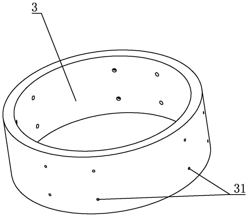 A production process of high-precision circular weft machine accessories