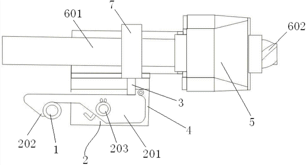 Latch hook automatic locking mechanism for railway vehicle sliding door