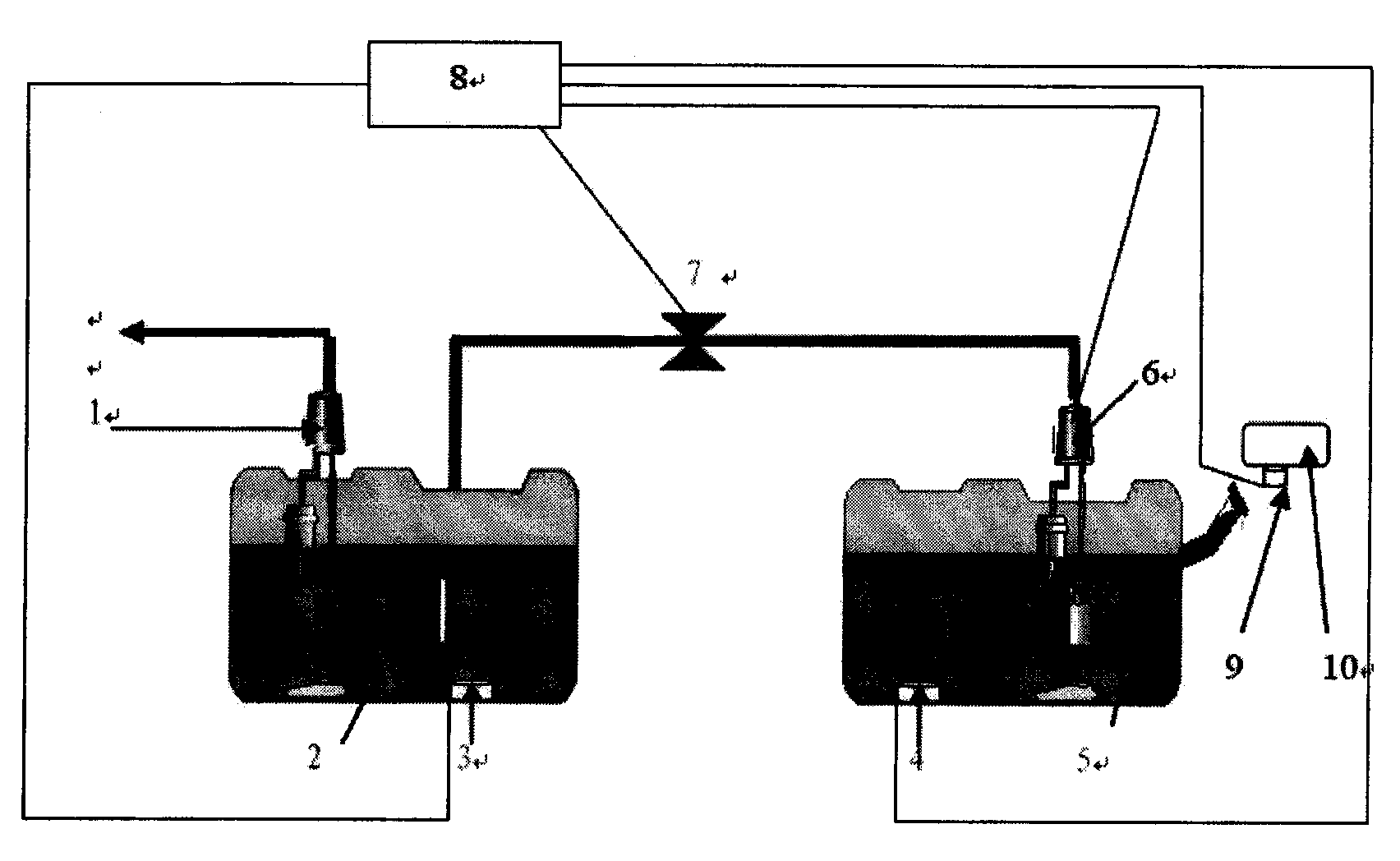 Intelligent fuel tank and method of use thereof