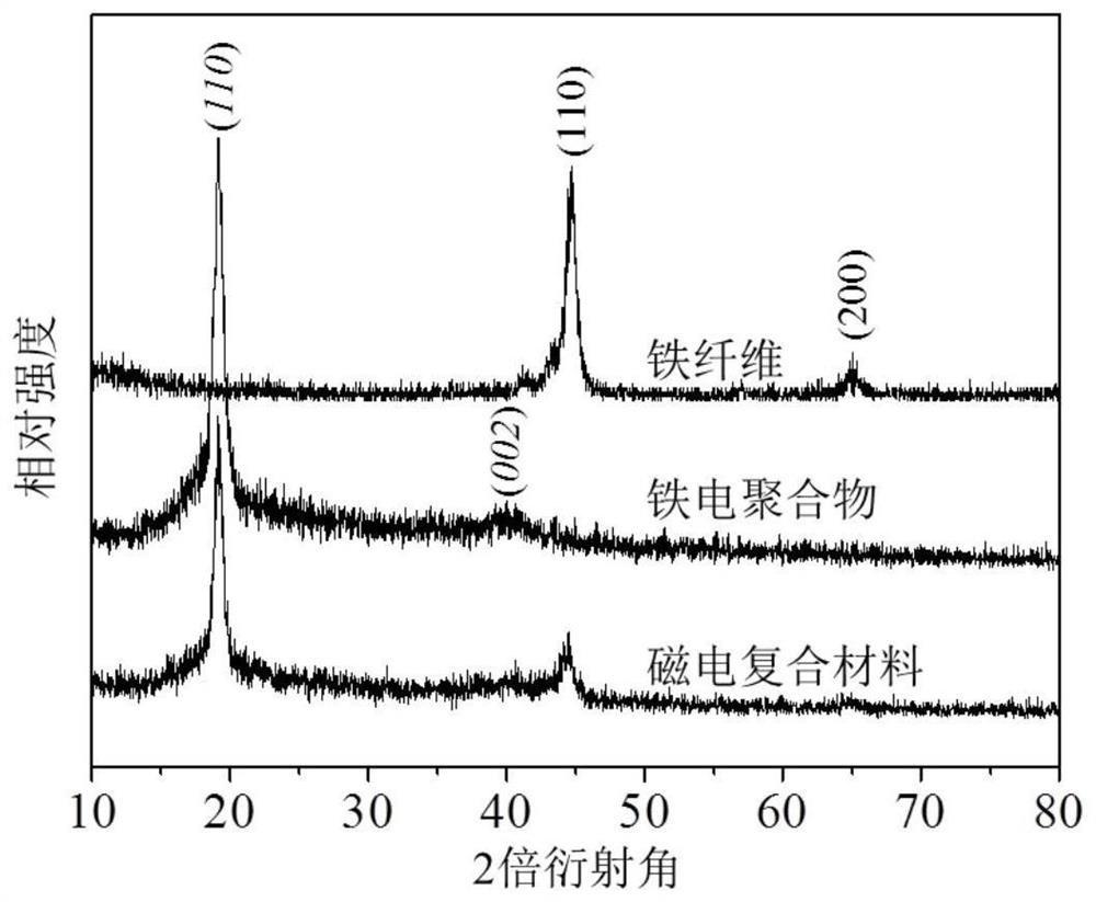 A kind of oriented flexible magnetoelectric composite material and its preparation method