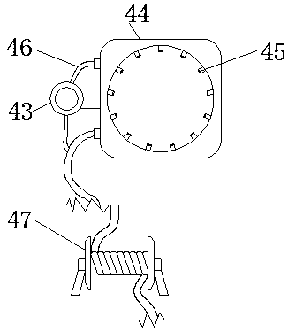 Conveying device with protective and fixing functions for producing biomimetic robot