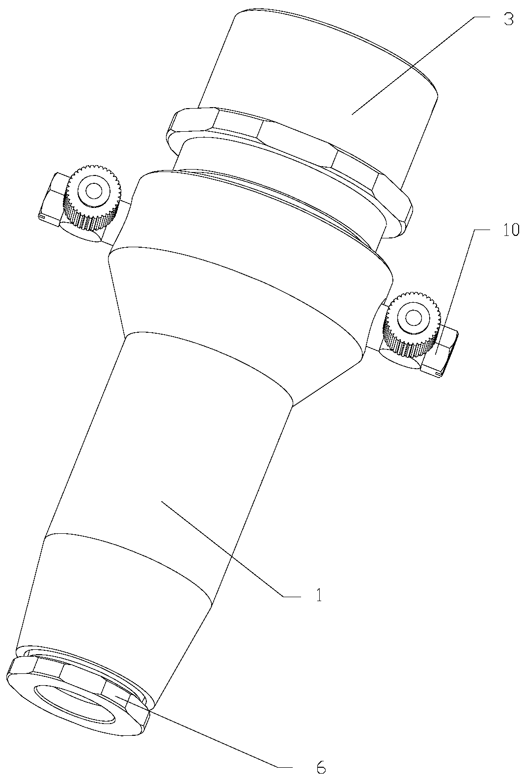 Air-blowing nozzle and using method