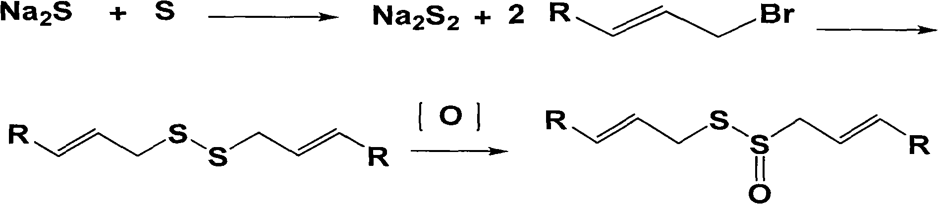 Substituted organic sulfur compound and application thereof