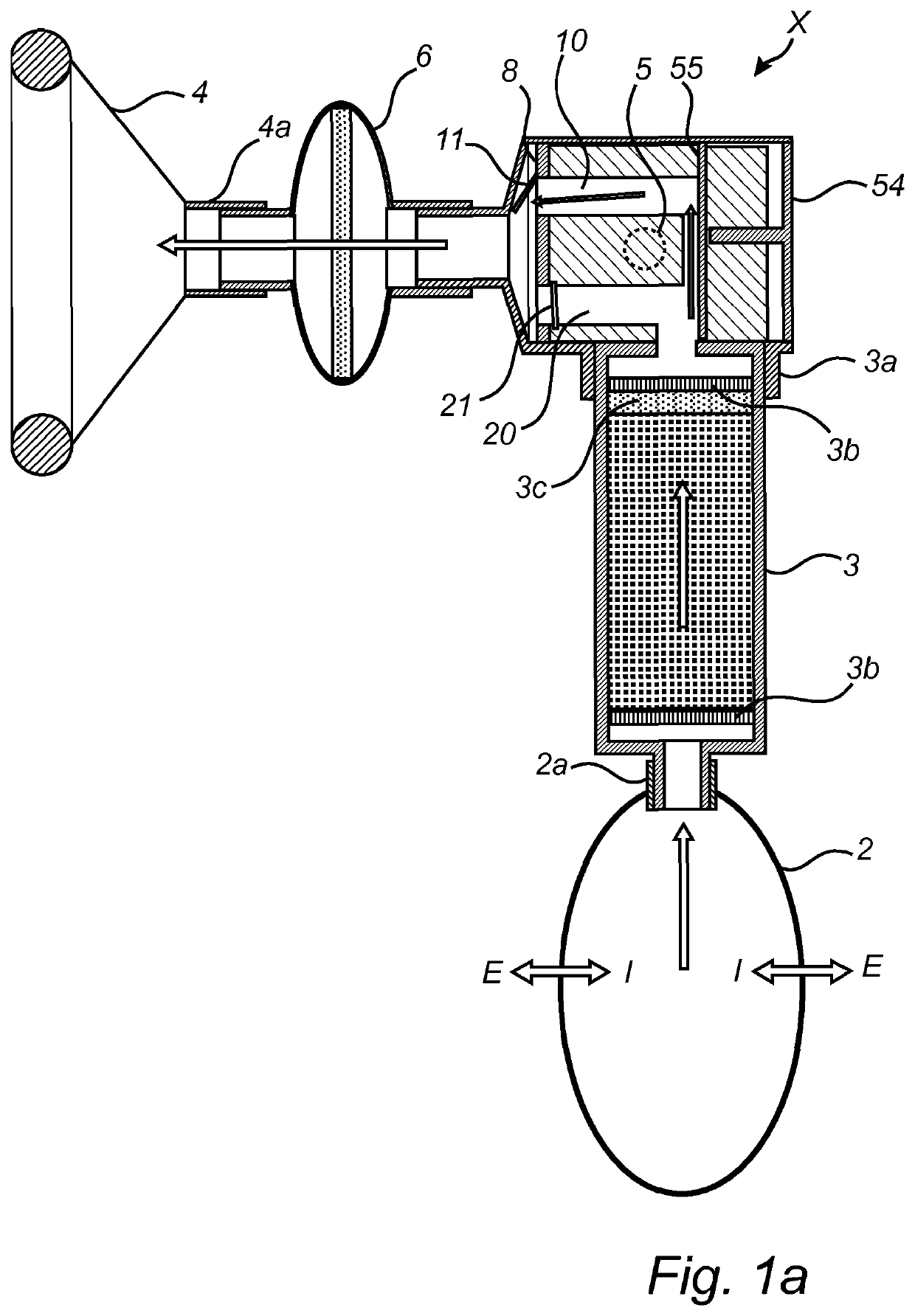 Portable rebreathing system with staged addition of oxygen enrichment