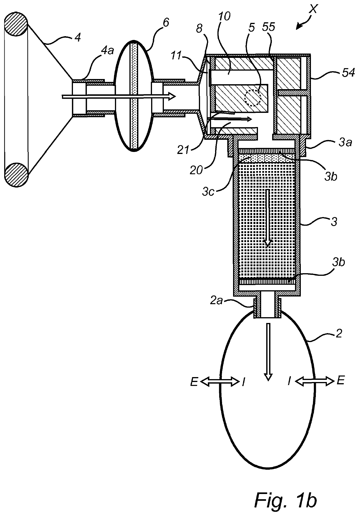 Portable rebreathing system with staged addition of oxygen enrichment