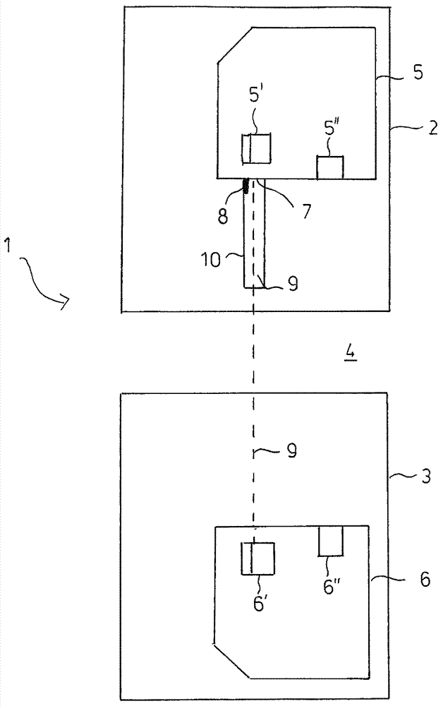 Device and method for detecting double parts