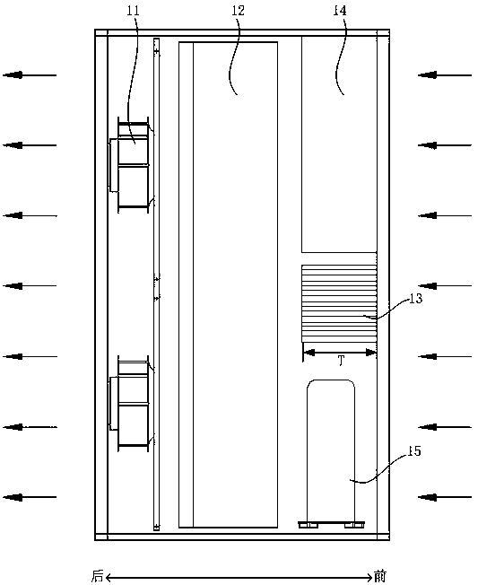 Inter-column air conditioner