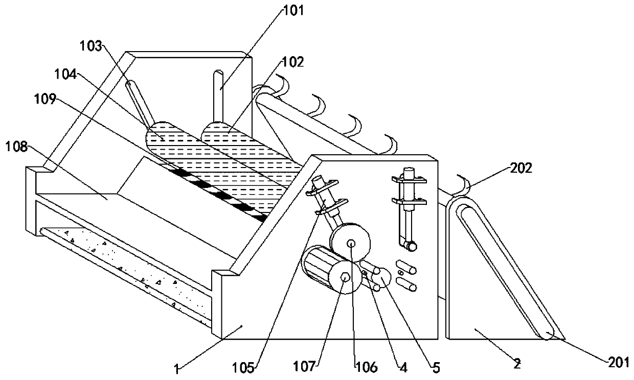 Multi-clamping-point type semi-automatic rounding device for log rounding machining