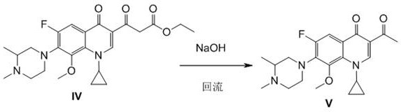 Acrylketone derivative of N-methyl gatifloxacin and preparation method and application of acrylketone derivative