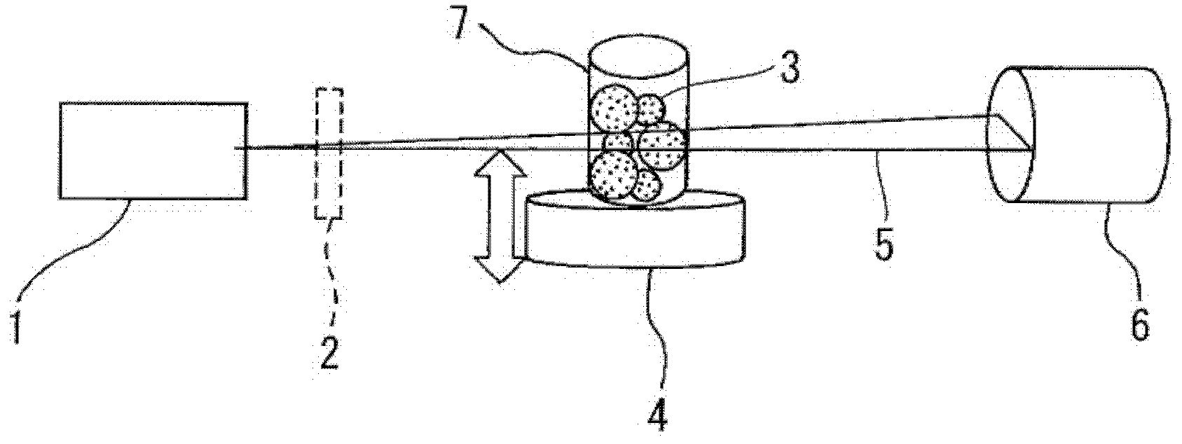 Sintering material granulation method using x-ray ct