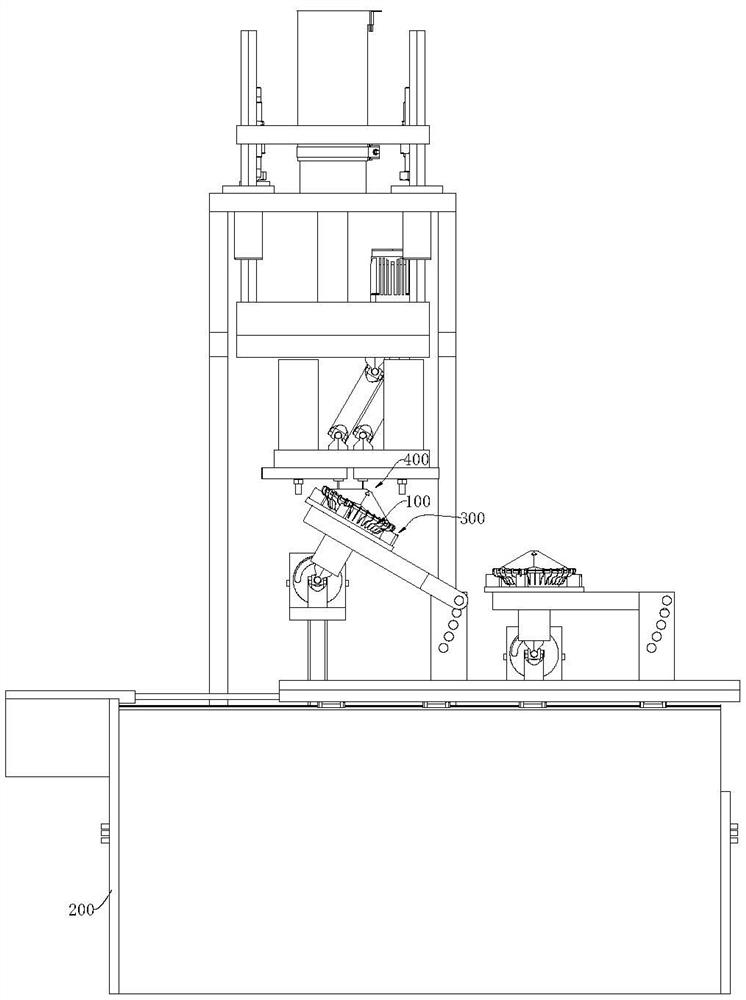 Method for punching LED lamp holder