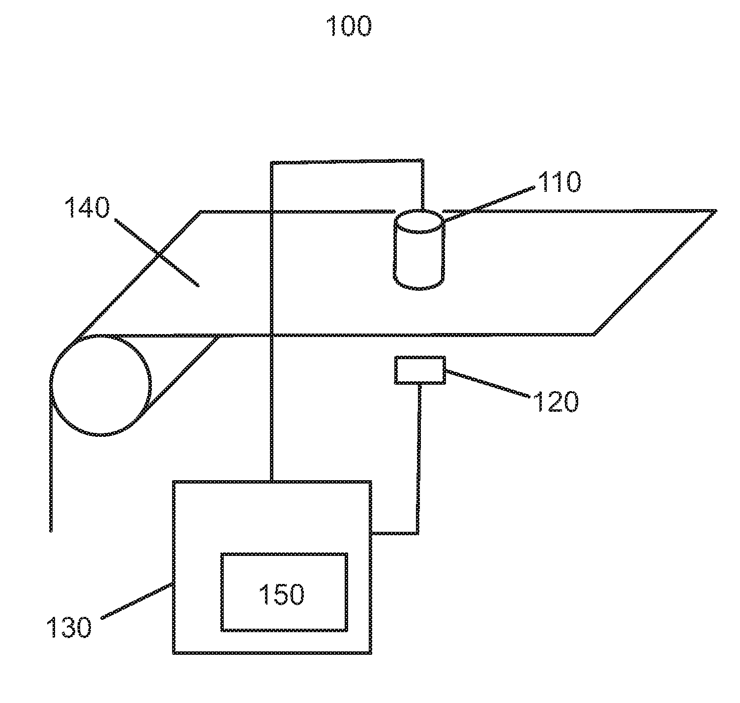 Device and method for measuring the velocity of a moving paper web