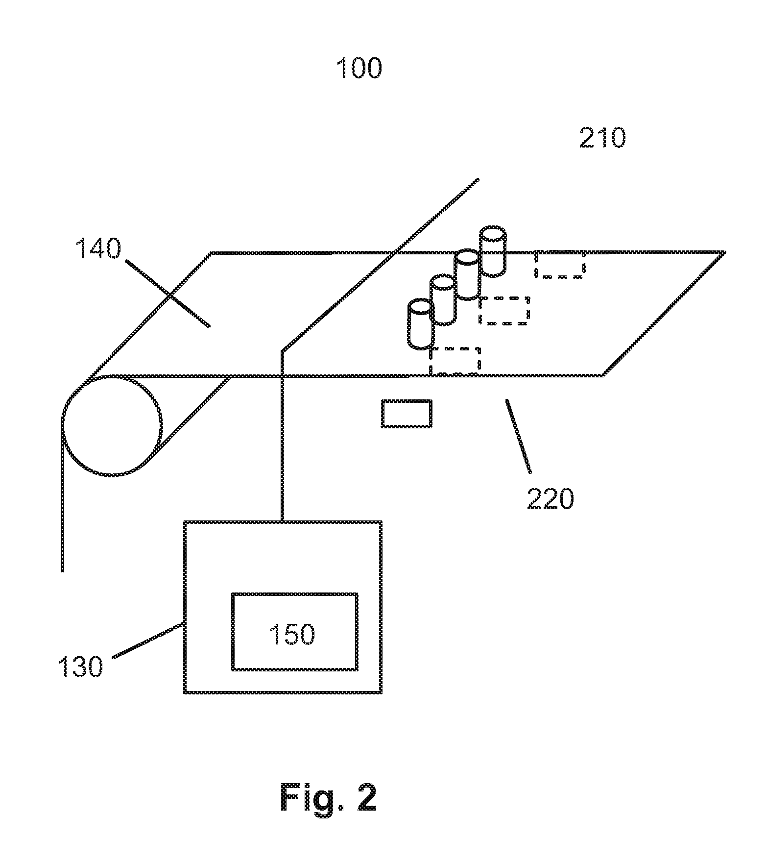 Device and method for measuring the velocity of a moving paper web