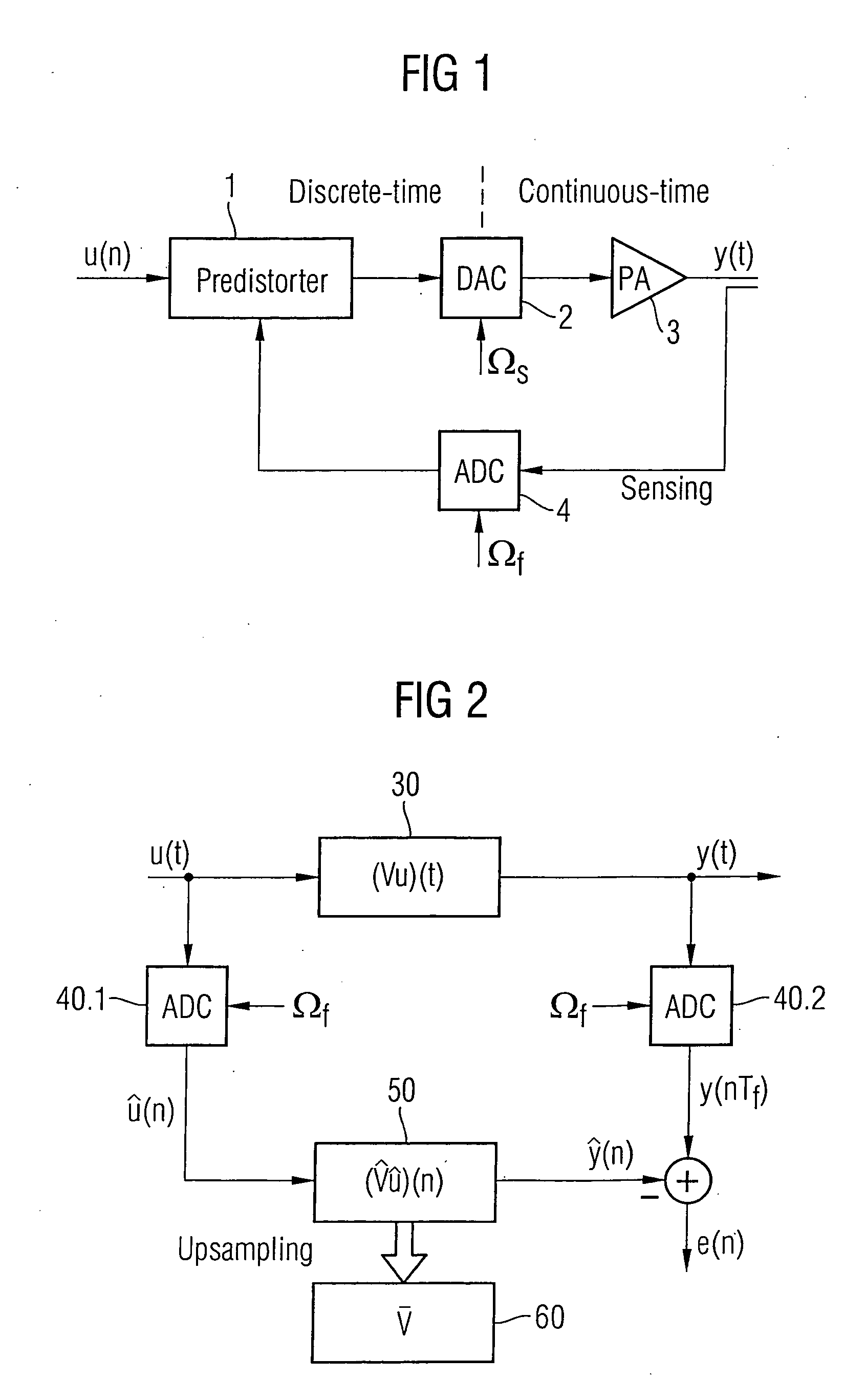 Adaptive predistorter coupled to a nonlinear element