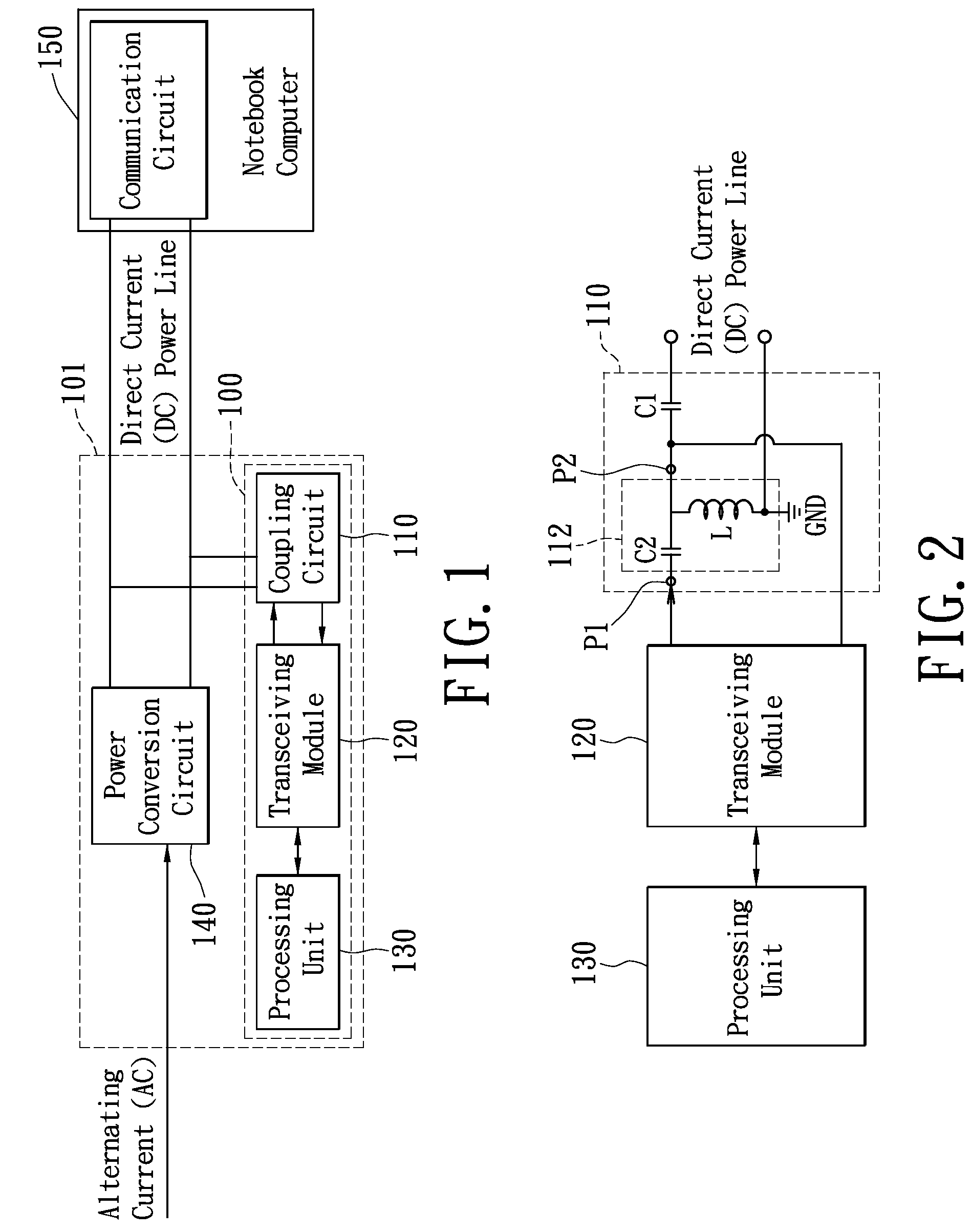 Communication circuit and adapter having the same