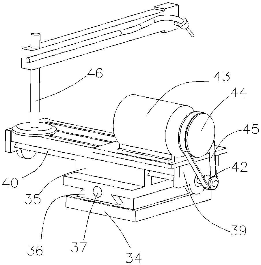 A straight seam welding machine