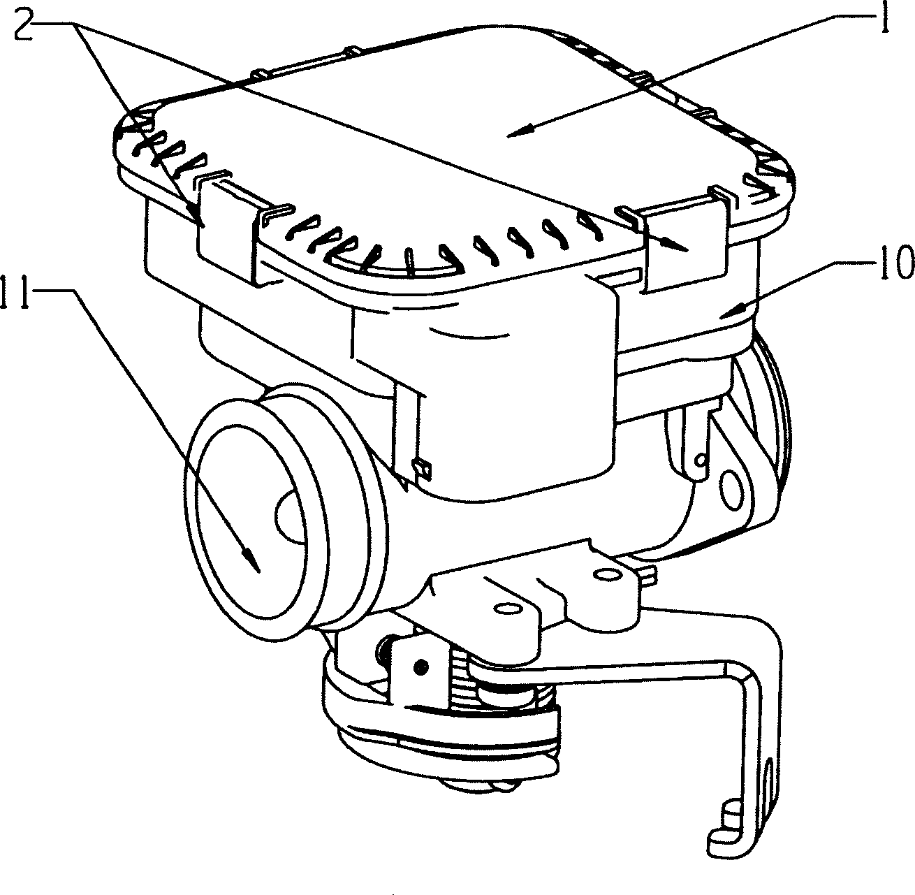 Module of gas saving valve for mini engine