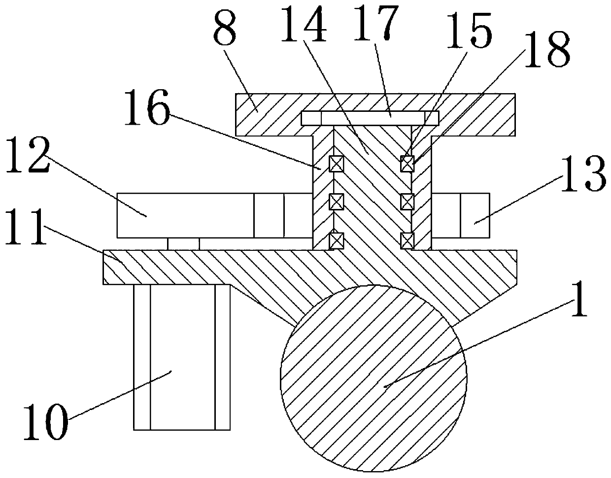 Large-rotating-angle wet brake steering axle