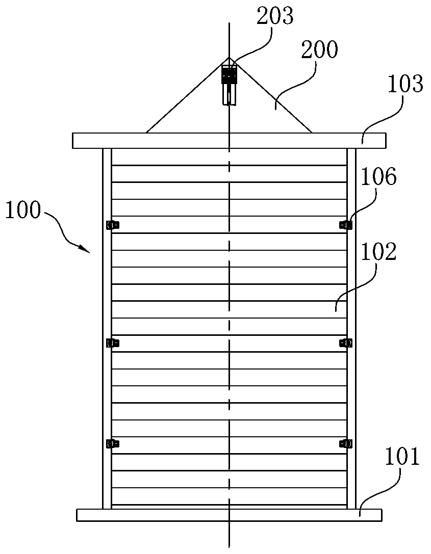 Thermotherapy box structure and hydrogen thermotherapy device