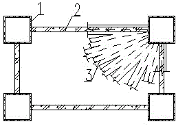 Construction method of novel vertical shaft horizontal rotation jet grouting pile foundation pit sealing bottom water-resisting layer