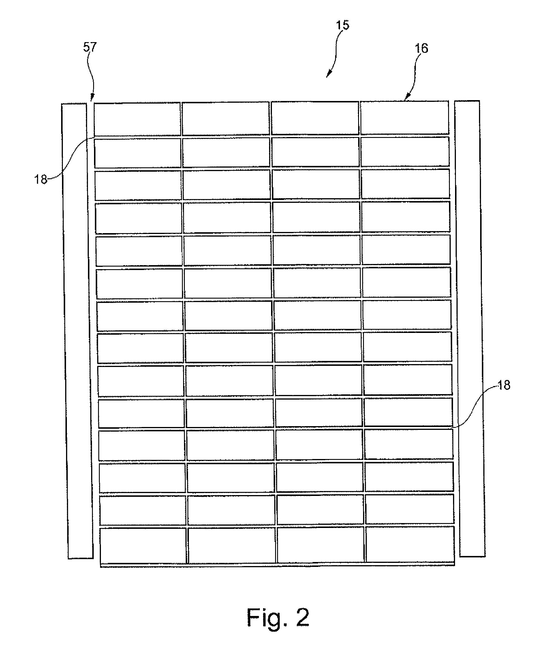 Shaft furnace and method for heat-treating moulded bodies containing carbon
