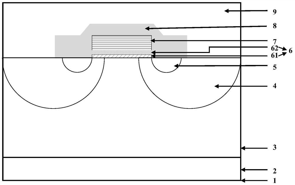 A vdmos device with anti-total dose radiation and its manufacturing method