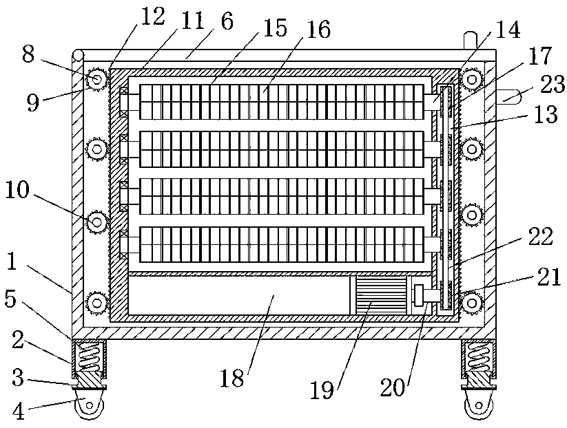 Holding rack for holding mobile phone display screen