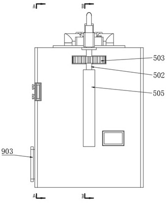 Marine tail gas desulfurization and purification treatment device