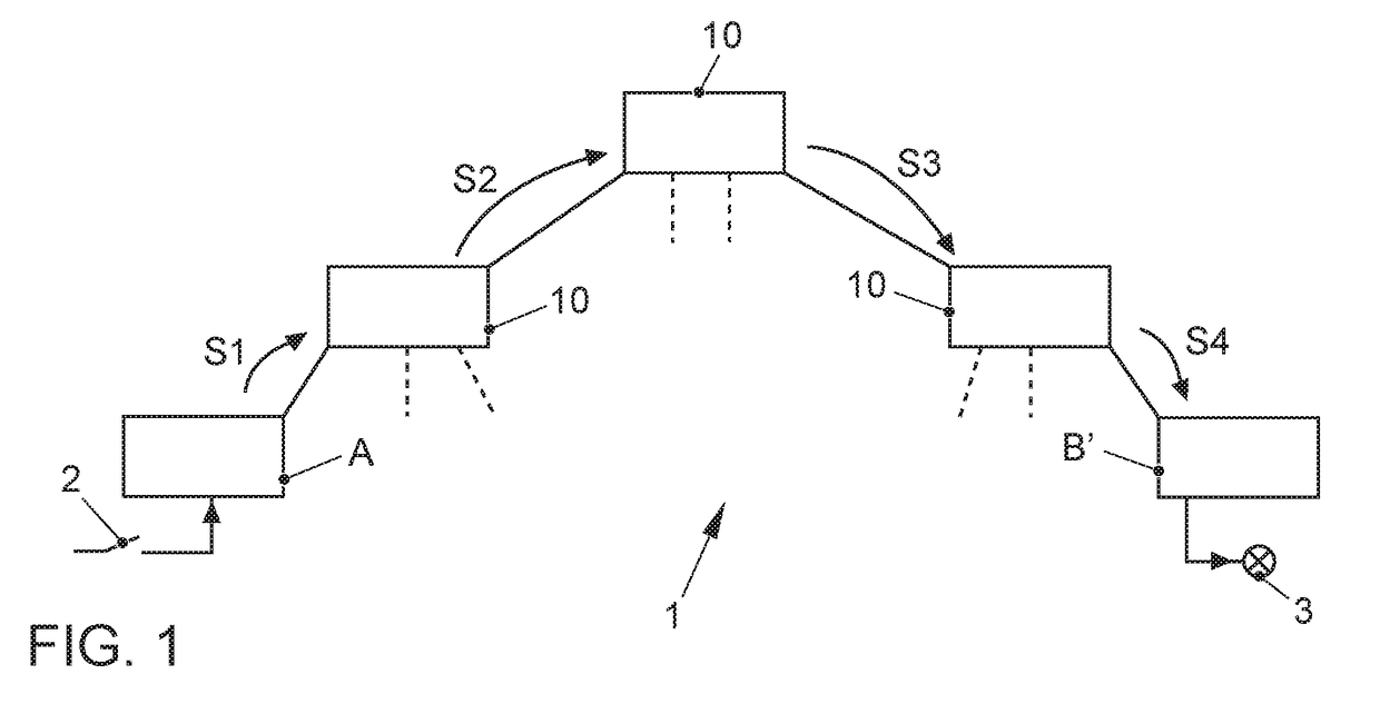 Switch unit, ethernet network, and method for activating components in an ethernet network