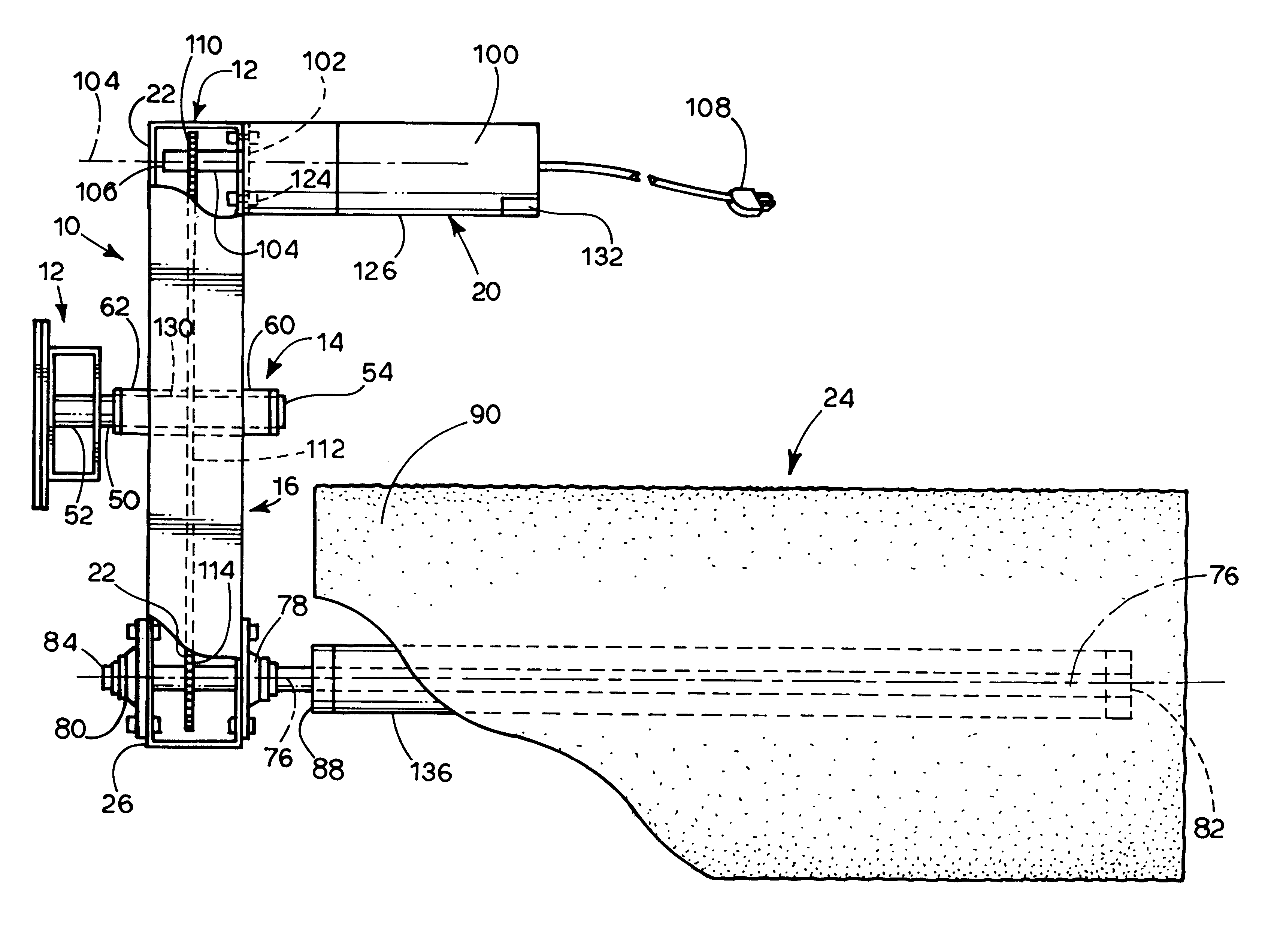 Automatic, on-demand, self-adjusting brushing system for use with large animals, such as cows
