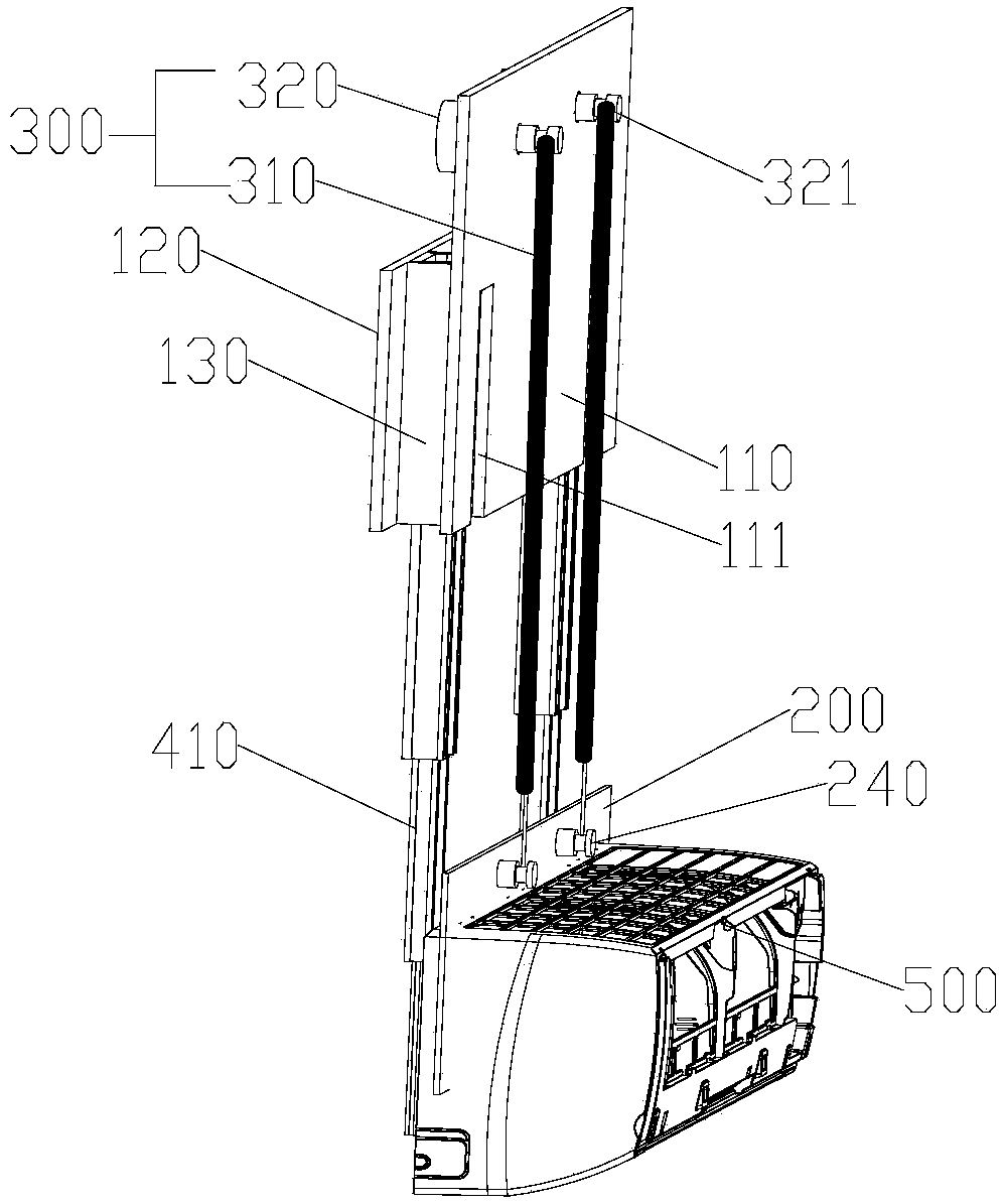 Mounting device and air conditioning system