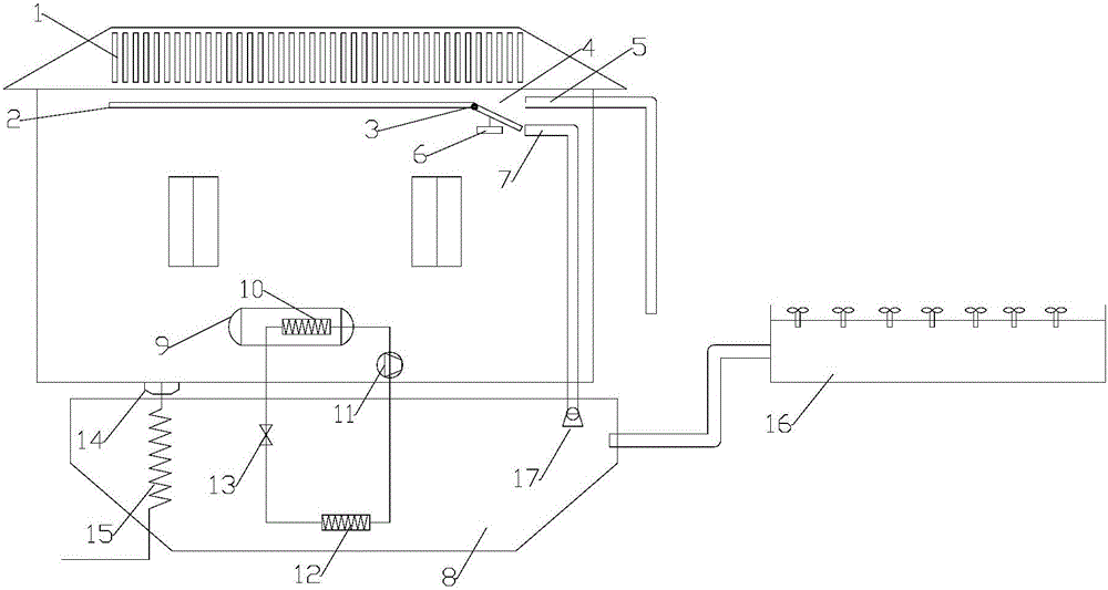 Rainwater collection and utilization device
