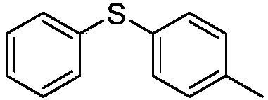 One-pot synthesis method for substituted diphenyl sulfide