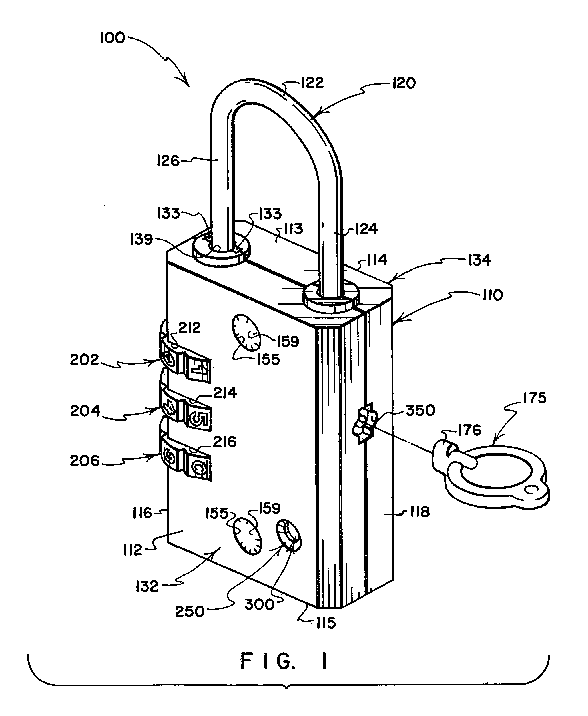 Combination and key operated padlock with indicator