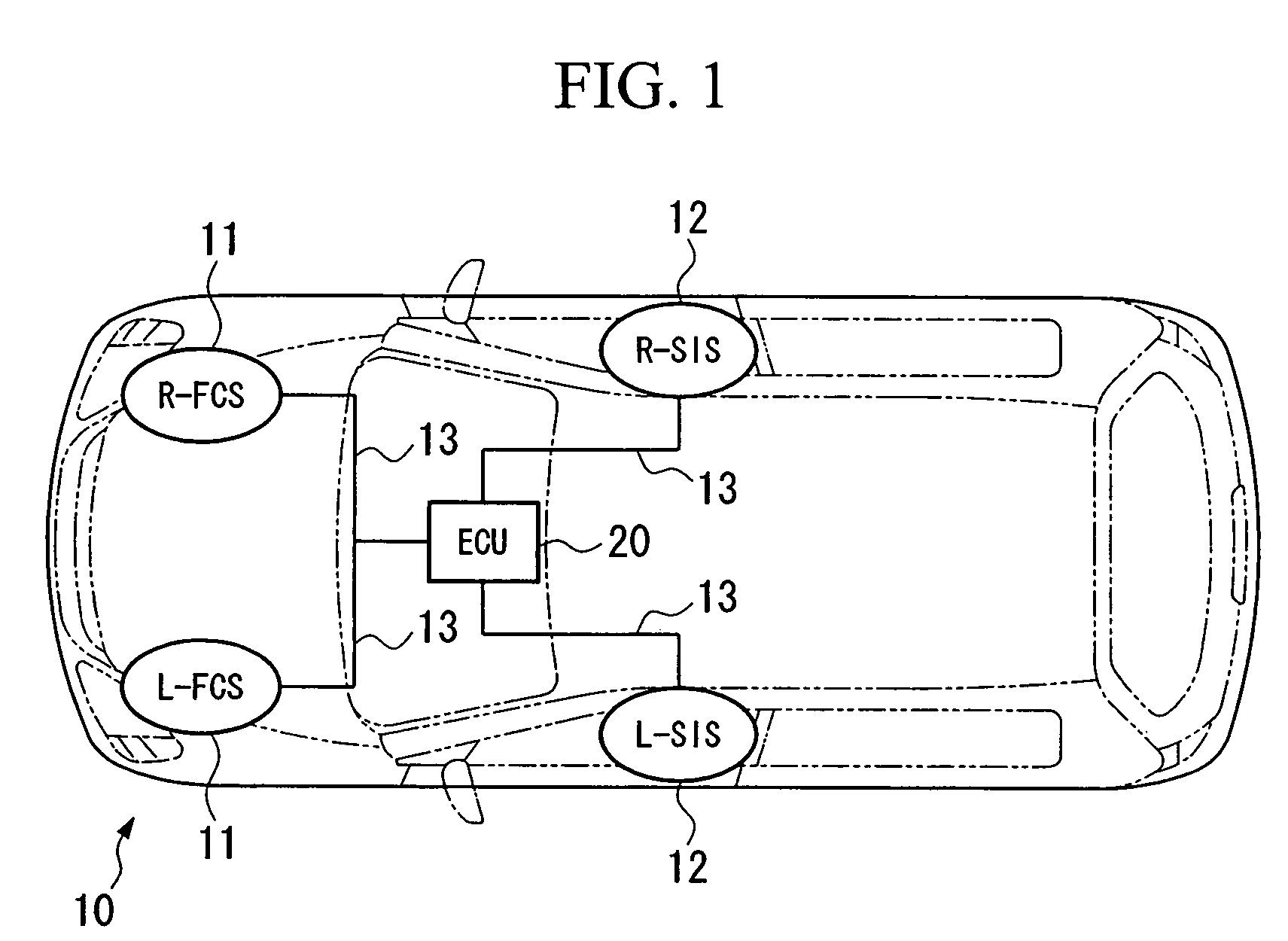 Communication control device for passenger protection device
