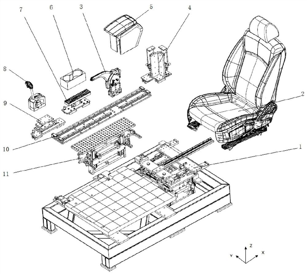 Evaluation method for the positional comfort of parts in the sub-dashboard area