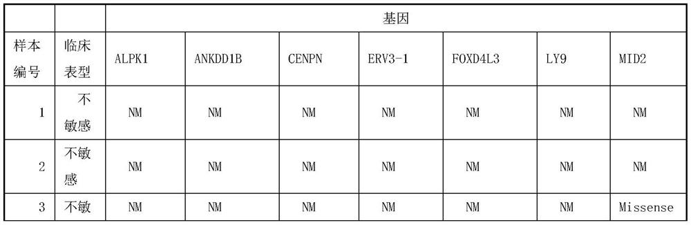 Human gene combination and application thereof to preparation of kit for evaluating sensitivity of cervical cancer neoadjuvant chemotherapy drugs