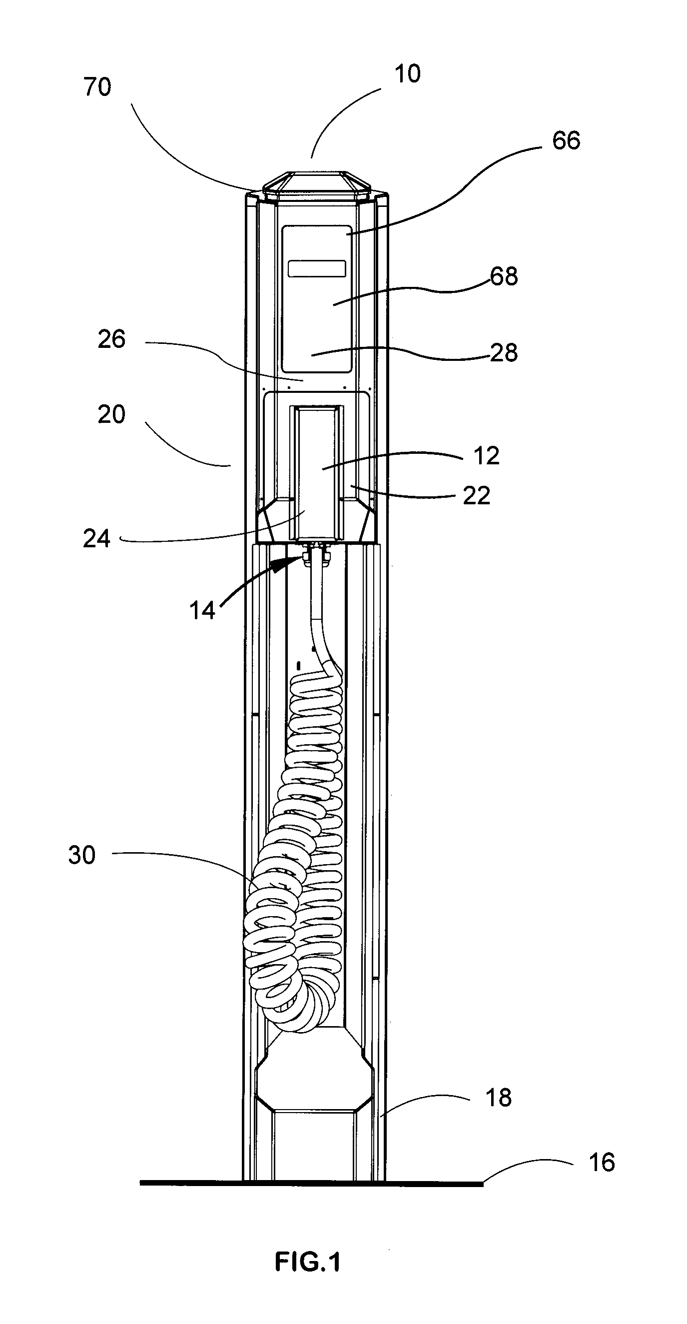 Electric vehicle charging station and method for charging an electric vehicle