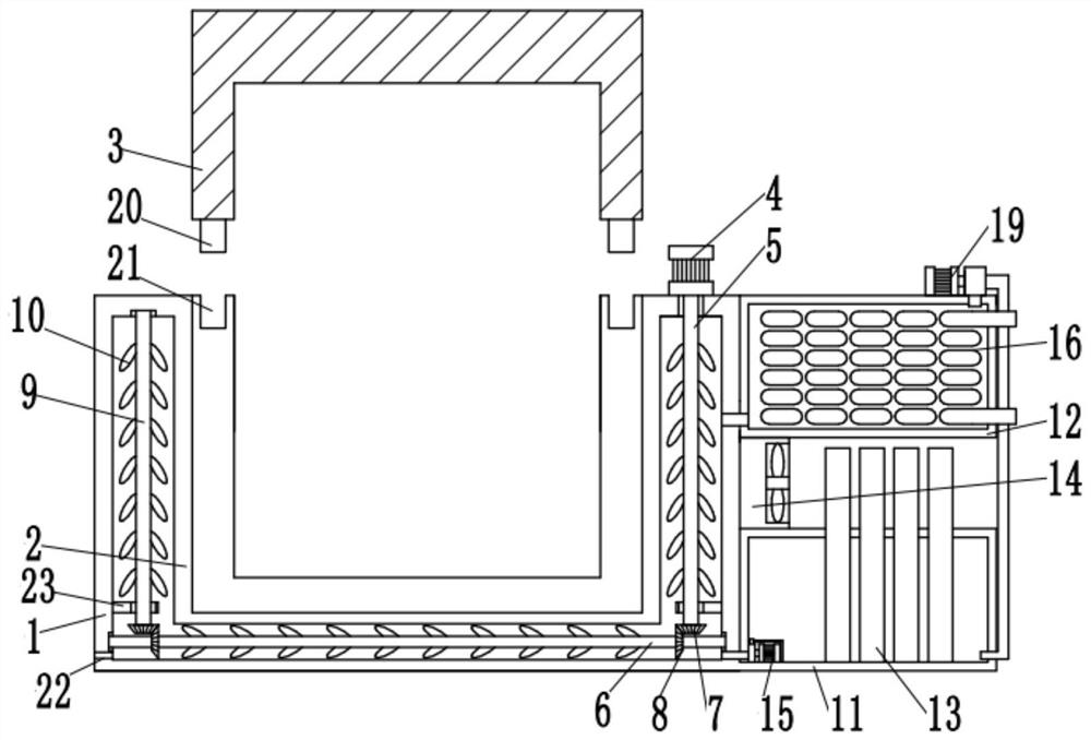 Rapid cooling device for injection mold