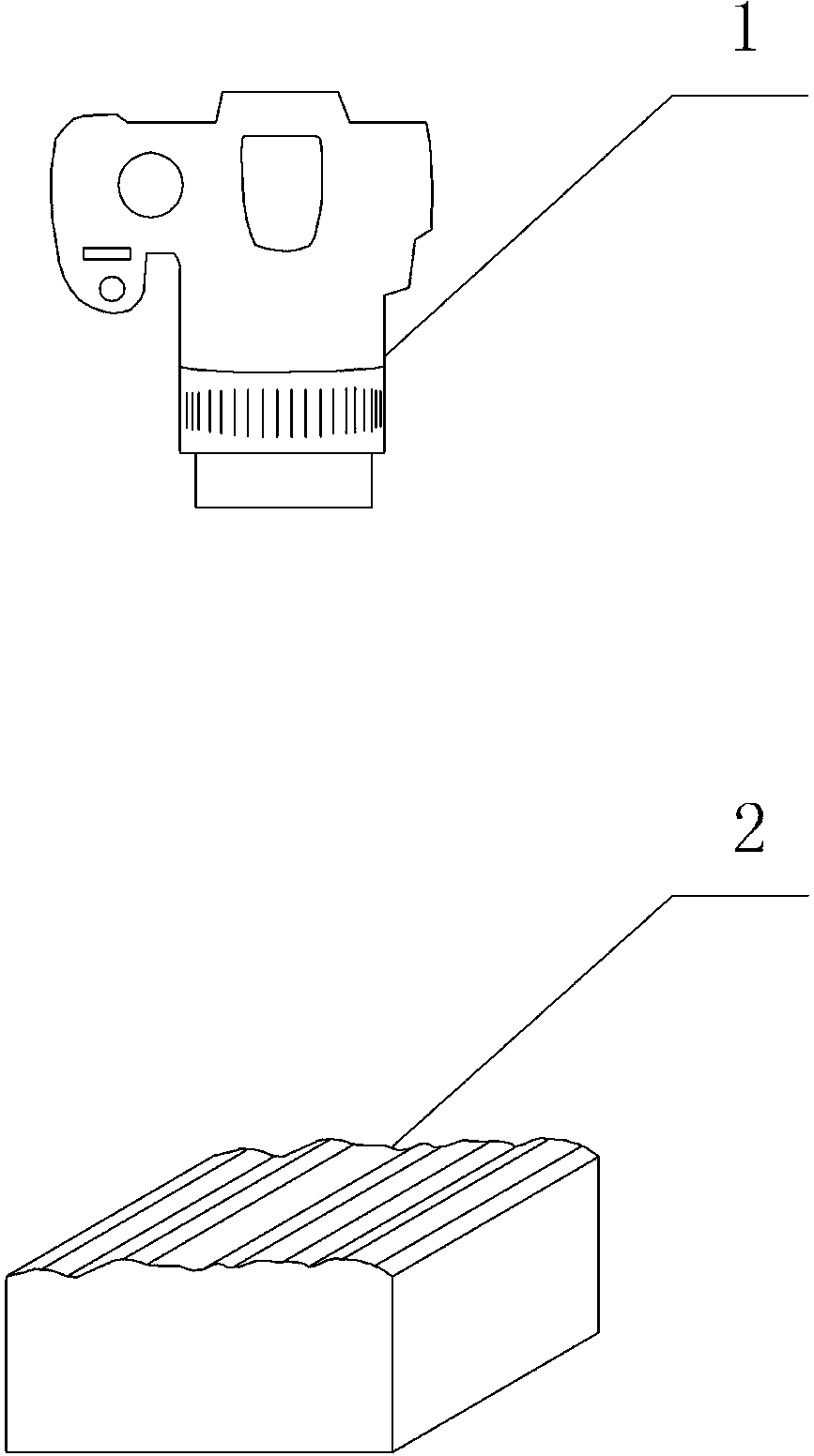 Method for measuring shearing area of rock structral plane in direct shear test